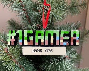 Gamer Ornament Personalized Christmas Ornament Perfect Gift for Kids Custom Christmas Family Ornaments - Christmas Ornaments
