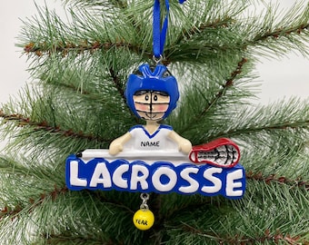 Lacrosse Ornament Sport Ornament Personalisiert Weihnachten Ornament Perfektes Geschenk für Kinder Benutzerdefinierte Weihnachten Familie Ornamente - Sport Ornamente