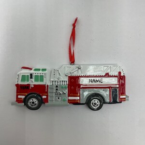 thumbnail image 2 of Personalized Ganz Christmas Red Truck Ornament - Add Your Name! Vintage Style, 2006 Release 2 of 5