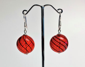 Earrings Hollow Glass Beads Shapebeautiful Lampwork Beads Earrings