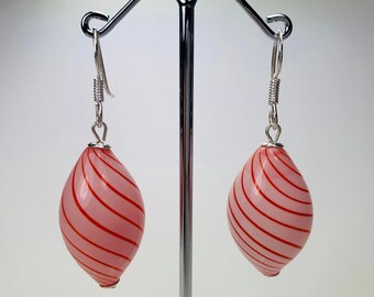 Earrings Hollow glass bead beautifully shaped Lampwork Beads