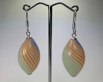 Earrings Hollow glass bead beautifully shaped Lampwork Beads