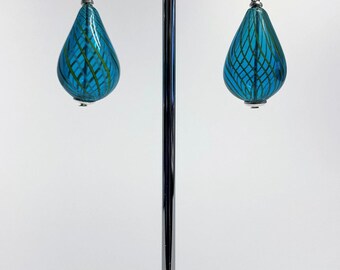 Earrings Hollow glass bead beautifully shaped Lampwork Beads