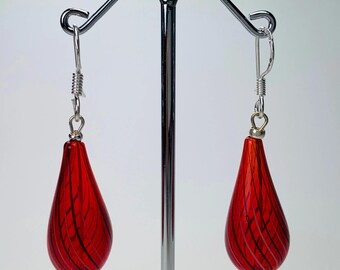Earrings Hollow glass bead beautifully shaped Lampwork Beads