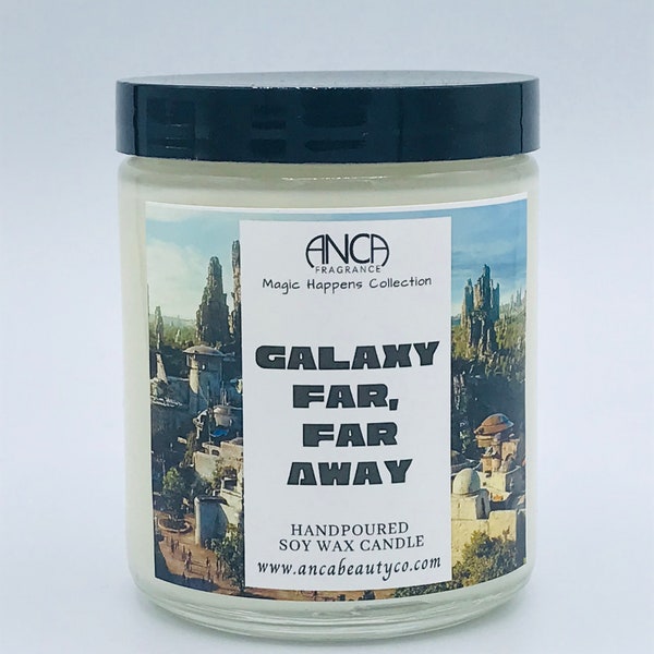Una magia de Galaxy Far, Far Away sucede la vela 'Disney Inspired'