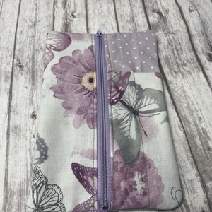 Journal Pouch, pencil pouch with elastic band for journal or notebook or planner, pencil case, zipper pencil pouch, image 9