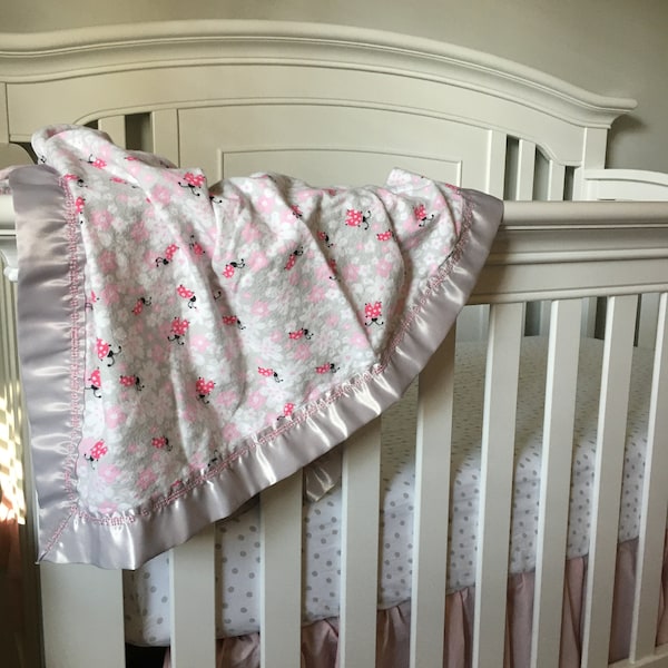 Satin Baby Blanket Etsy