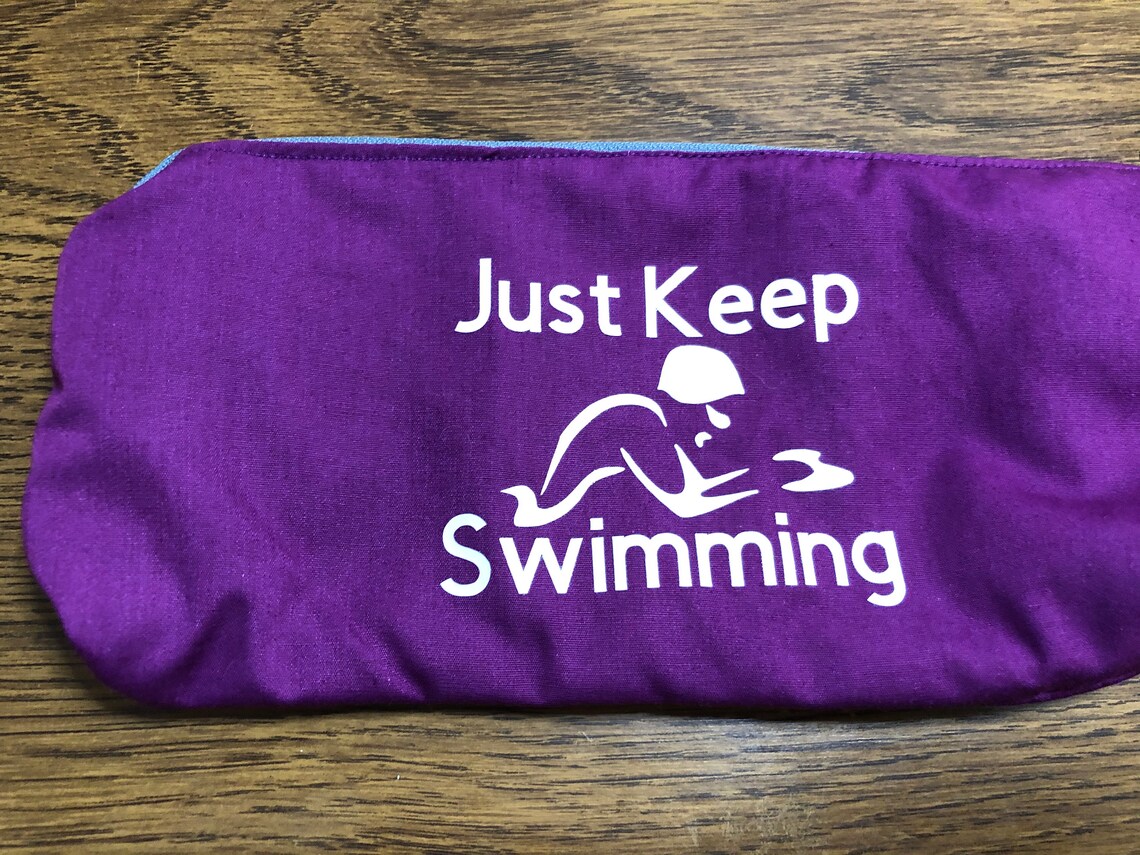 Goggle case swim team waterproof pouch team logo Etsy