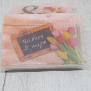 Custom Photo Soap, Personalizet Glyterol Soap with message, Custom print, Wedding, Bridal shower, Dave the Date, Party Fawor Soap