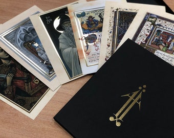 Signed and numbered Middle Earth Manuscript & Icon prints with Foil Gold (Only 100 sets)