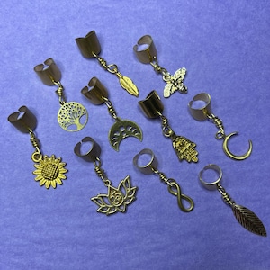 Handmade Dreadlock Beads, Unique Dread Cuffs suitable for Dreadlocks and Braids
