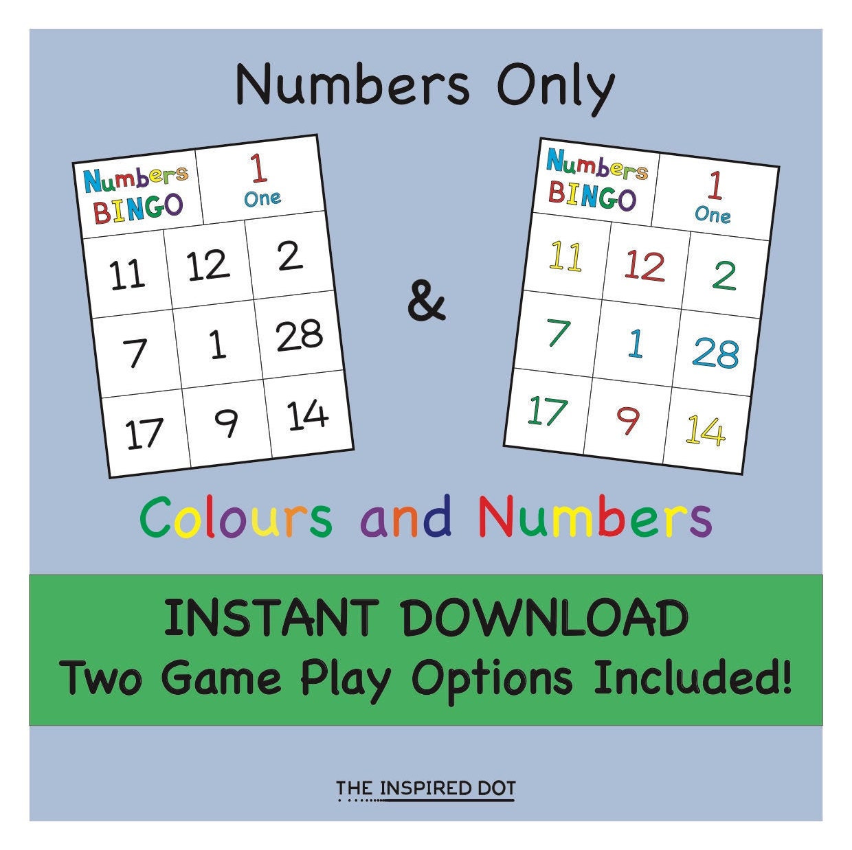 Numbers 1-30 BINGO Playing Cards 30 Bingo Cards Included 3x3 - Etsy Polska
