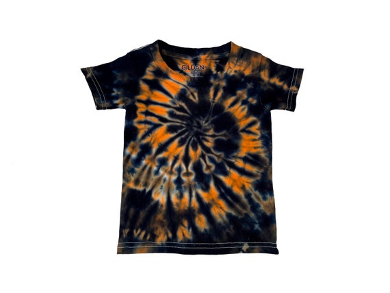 Black and orange tie dye sweatshirt sale