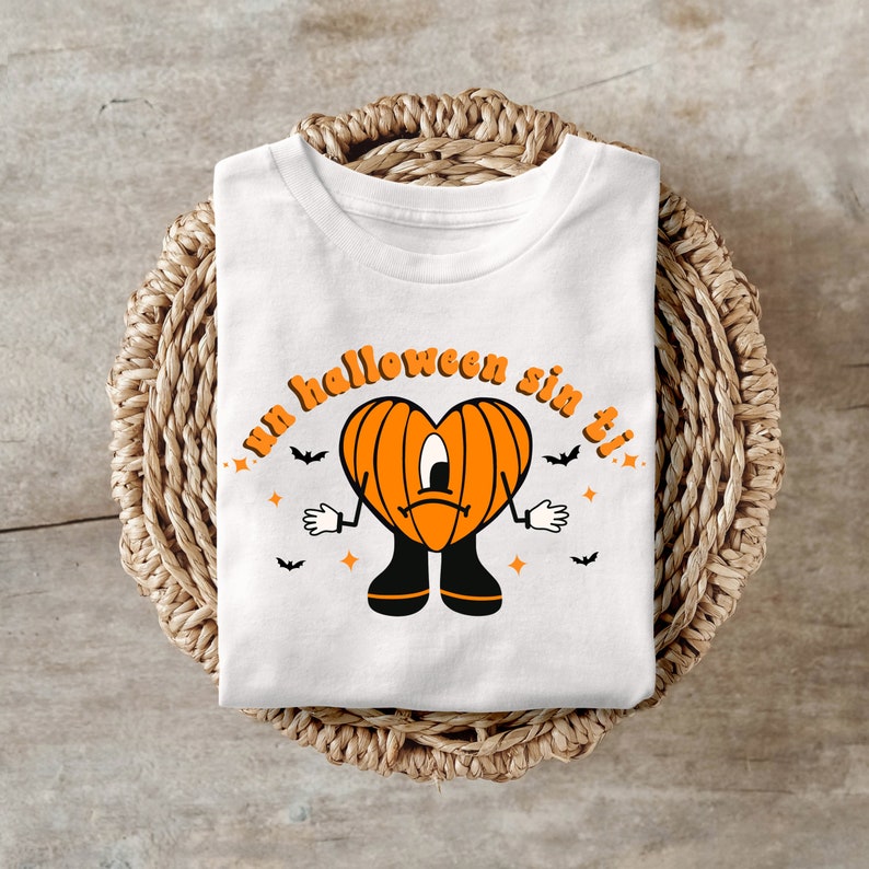 Un Halloween Sin Ti Svg Bad Bunny Halloween Un Verano Sin Etsy