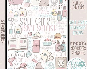 pix Self Care Icon Aesthetic self care icon etsy