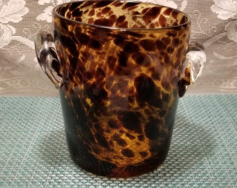 leopard ice bucket