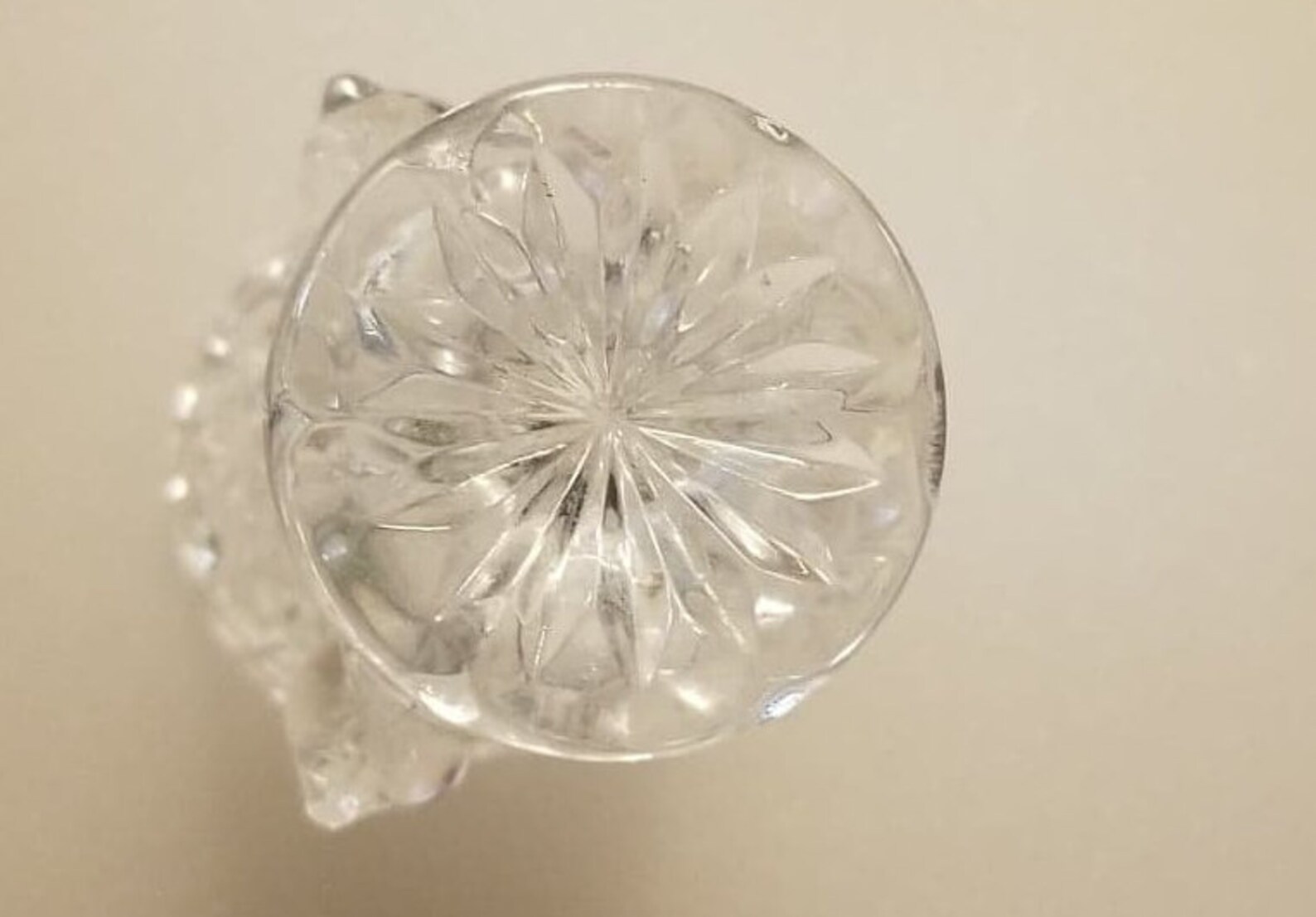 Vintage Clear Glass Toothpick Holder With Three Birds Etsy