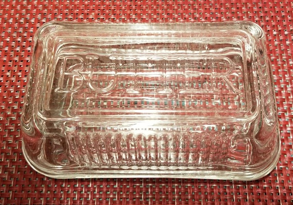 2-Piece Clear Butter Dish