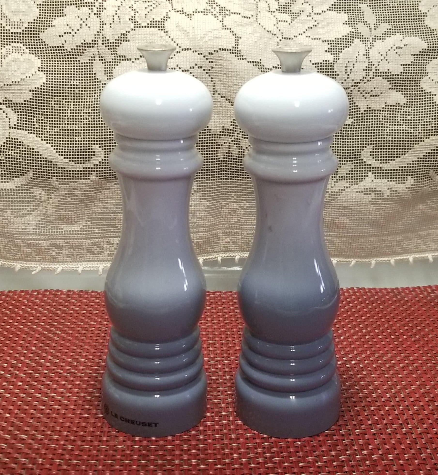 le creuset salt and pepper coastal blue