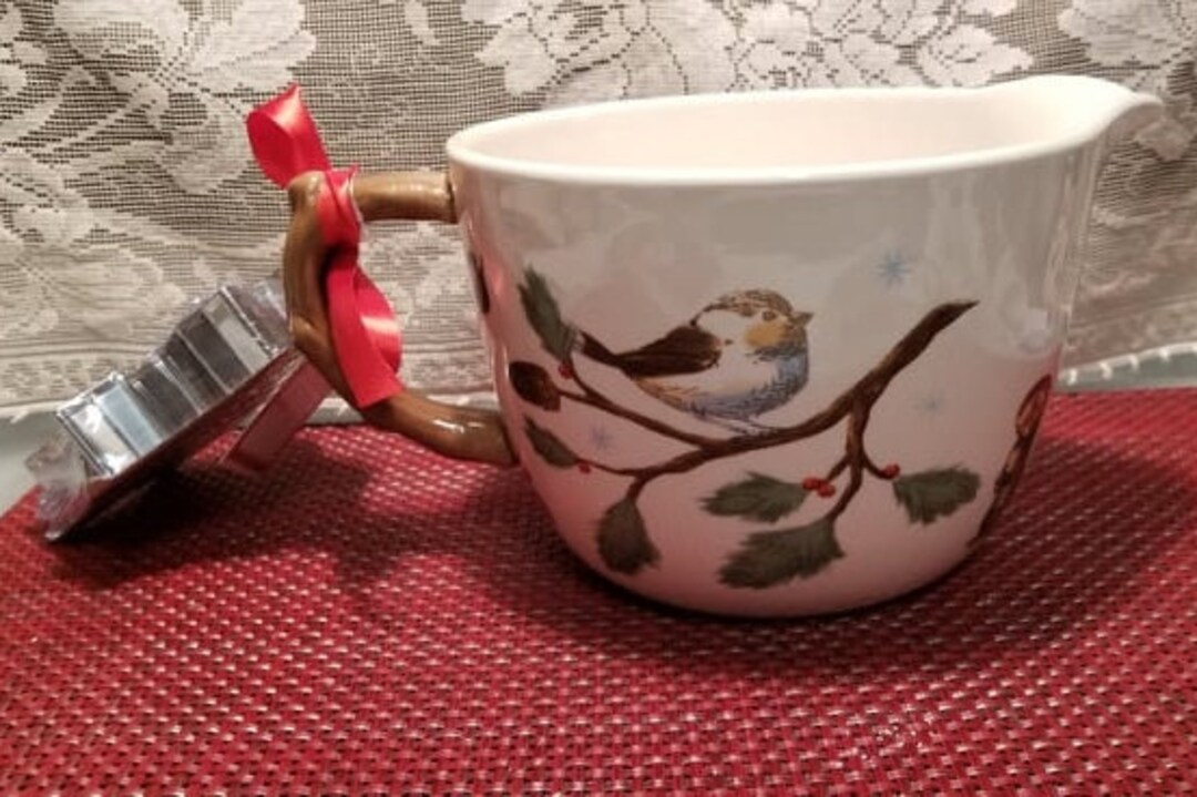 Holiday Batter Bowl With a Set of Cookie Cutters by Holiday Time Etsy