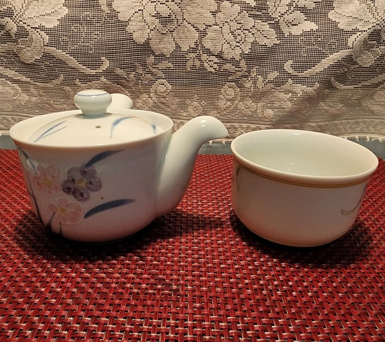 Vintage Kyusu Teapot / Japanese Teapot With Added Cup Etsy