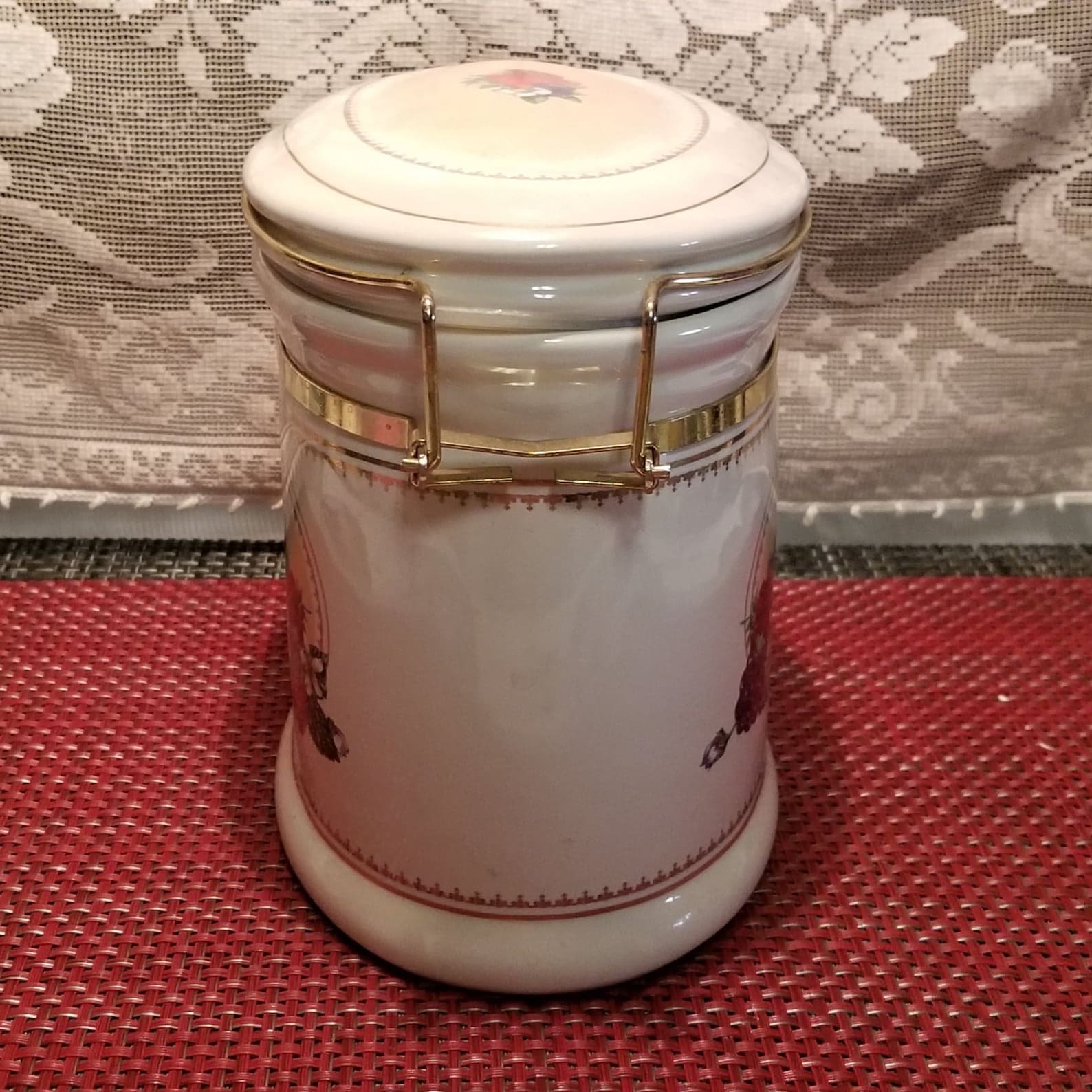 Vintage Knott's Berry Farm Foods Ceramic Canister Etsy