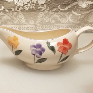 Ceramic Gravy Boat Garden Flowers by Housewares International
