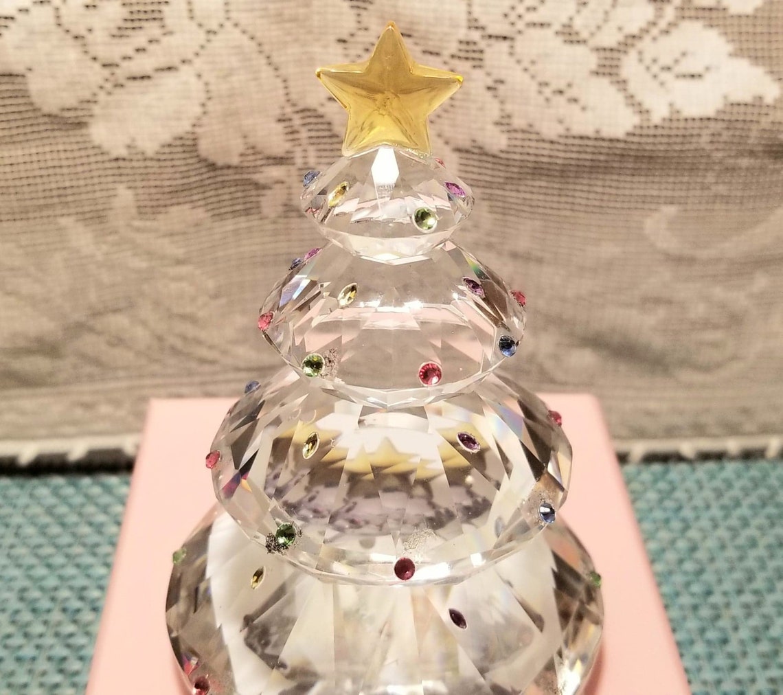 Judith Ripka Home Crystal Christmas Tree Sculpture Etsy
