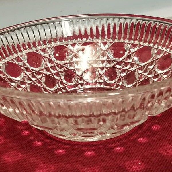 Round Glass Bowl Etsy