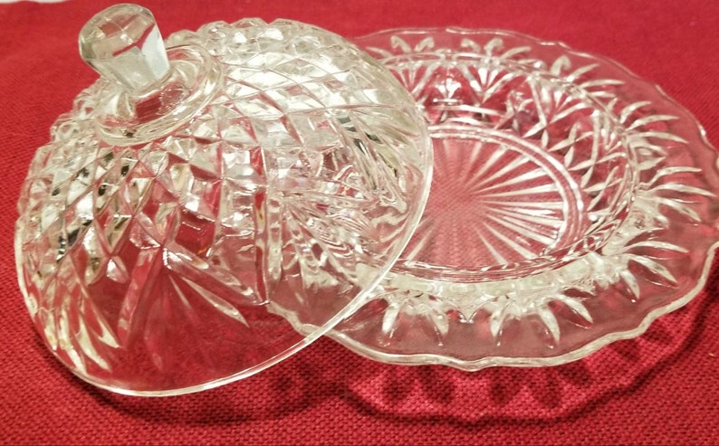 Vintage Stylish Round Covered Butter Dish / Cheese Dish | Etsy