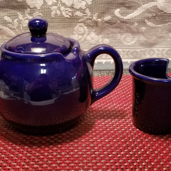 Teapot With Strainer Etsy