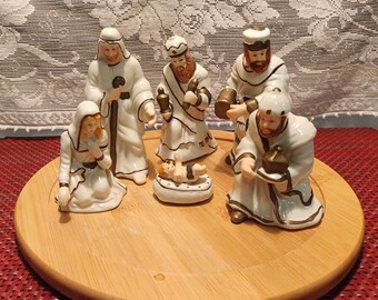 Ceramic Nativity Set