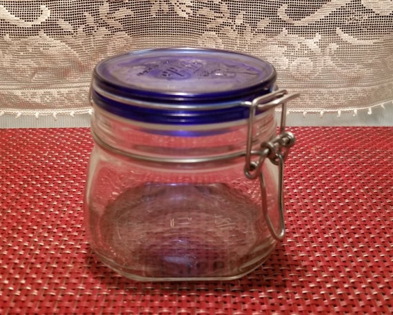 2L Swing Top Fido Glass Jars - Blue Lid (30-pack), Bormioli Rocco