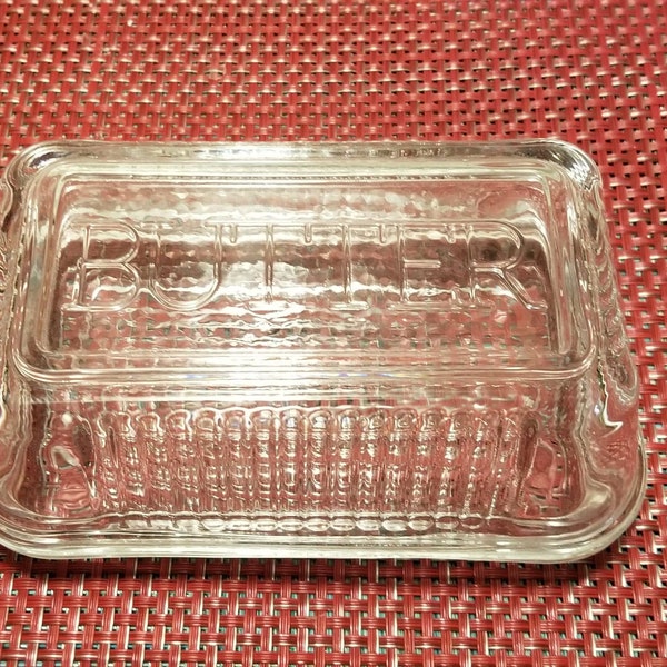 Glass Butter Dish Etsy