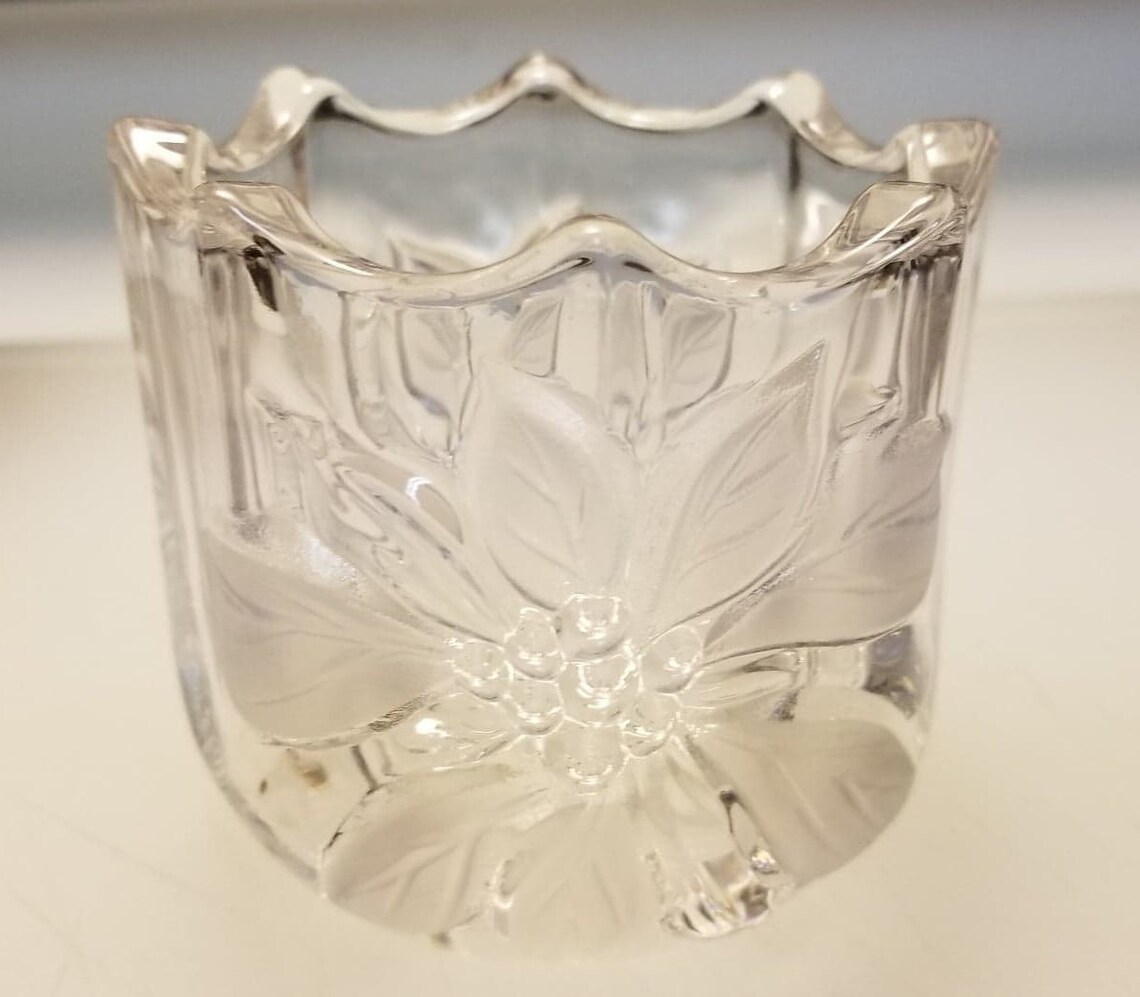 Christmas Mikasa Votive/tea Light Candle Holder Festive Etsy