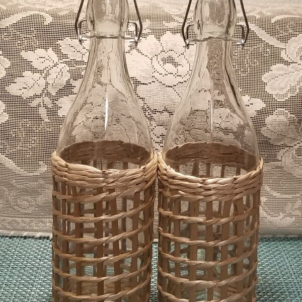 Large Glass Bottle Etsy