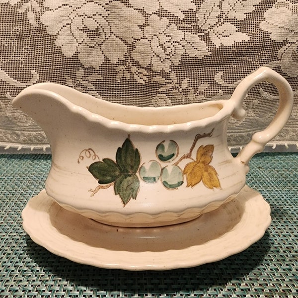 Pottery Gravy Boat Etsy