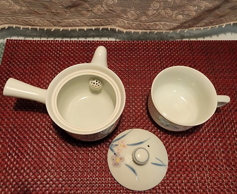 Vintage Kyusu Teapot / Japanese Teapot With Added Cup Etsy
