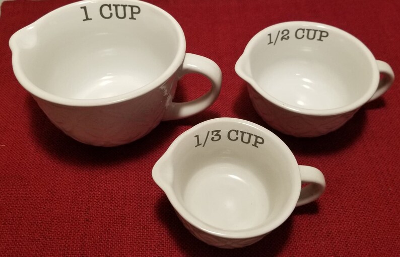Whimsical Cupboard Measuring Tea Cups Three Etsy UK