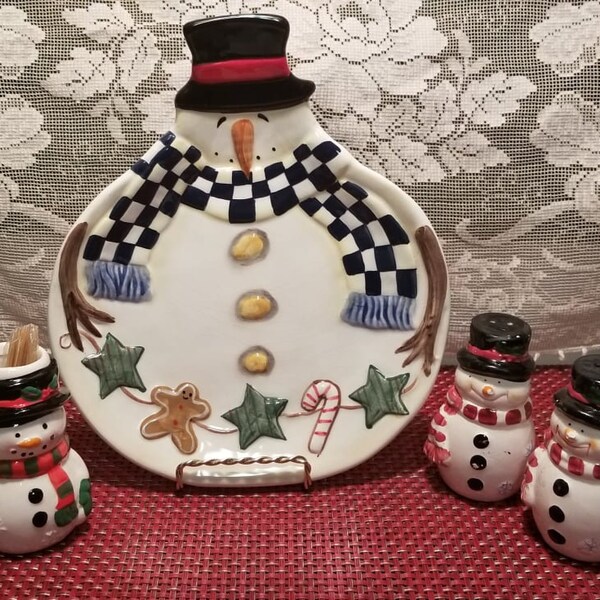 Snowman Toothpick Etsy