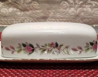 Creative Fine China Japan Floral Butter Dish