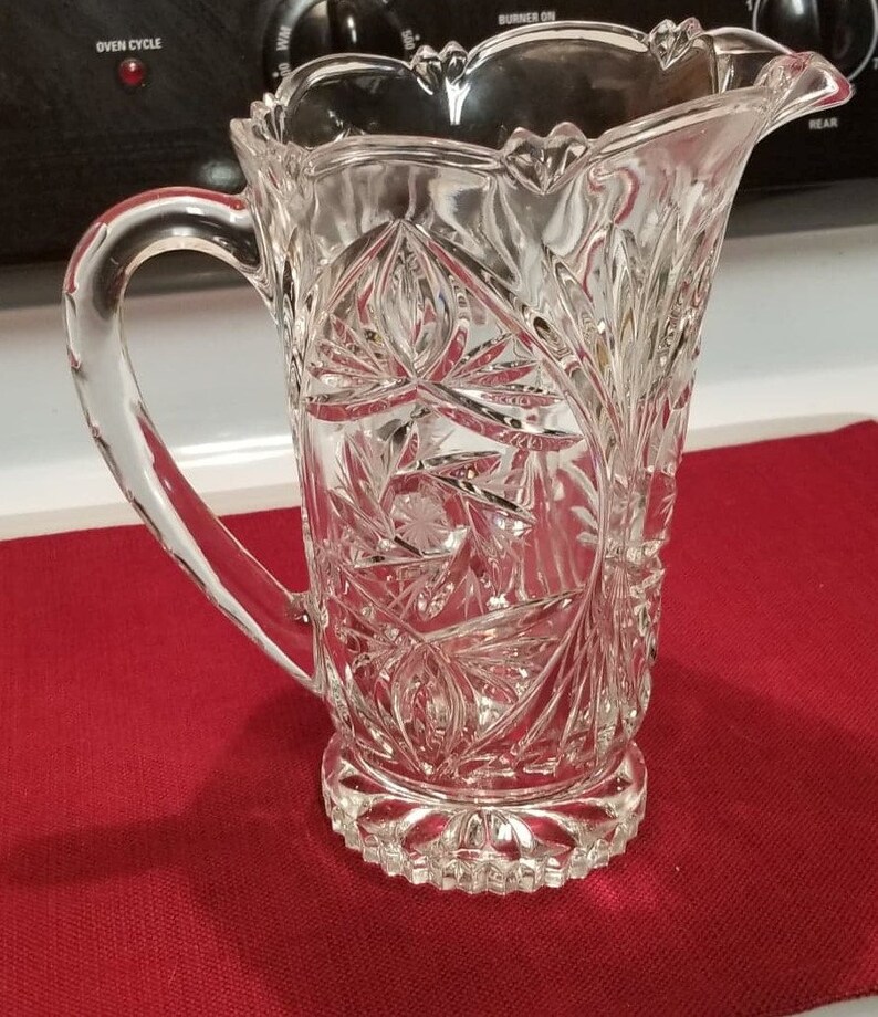 Crystal Clear 24% Lead Made in Poland 9 Pinwheel 52oz - Etsy