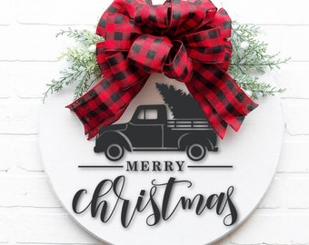 Holiday Wood Signs, White Christmas Wood Sign, Farmhouse Holiday Decor, Large Wood Christmas Sign, Holiday Wood Decor, Christmas Wood Signs