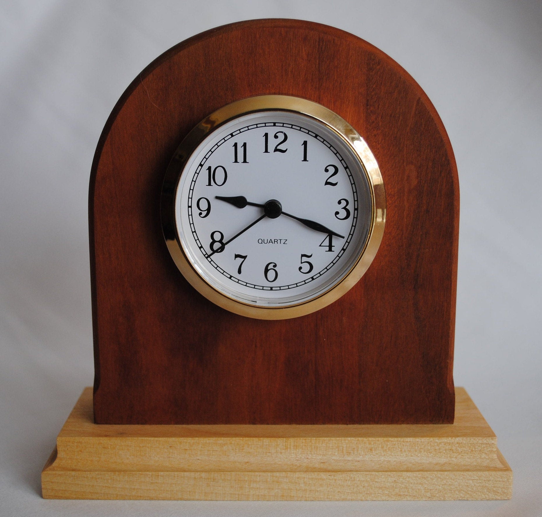 Quartz Shelf Clock Etsy