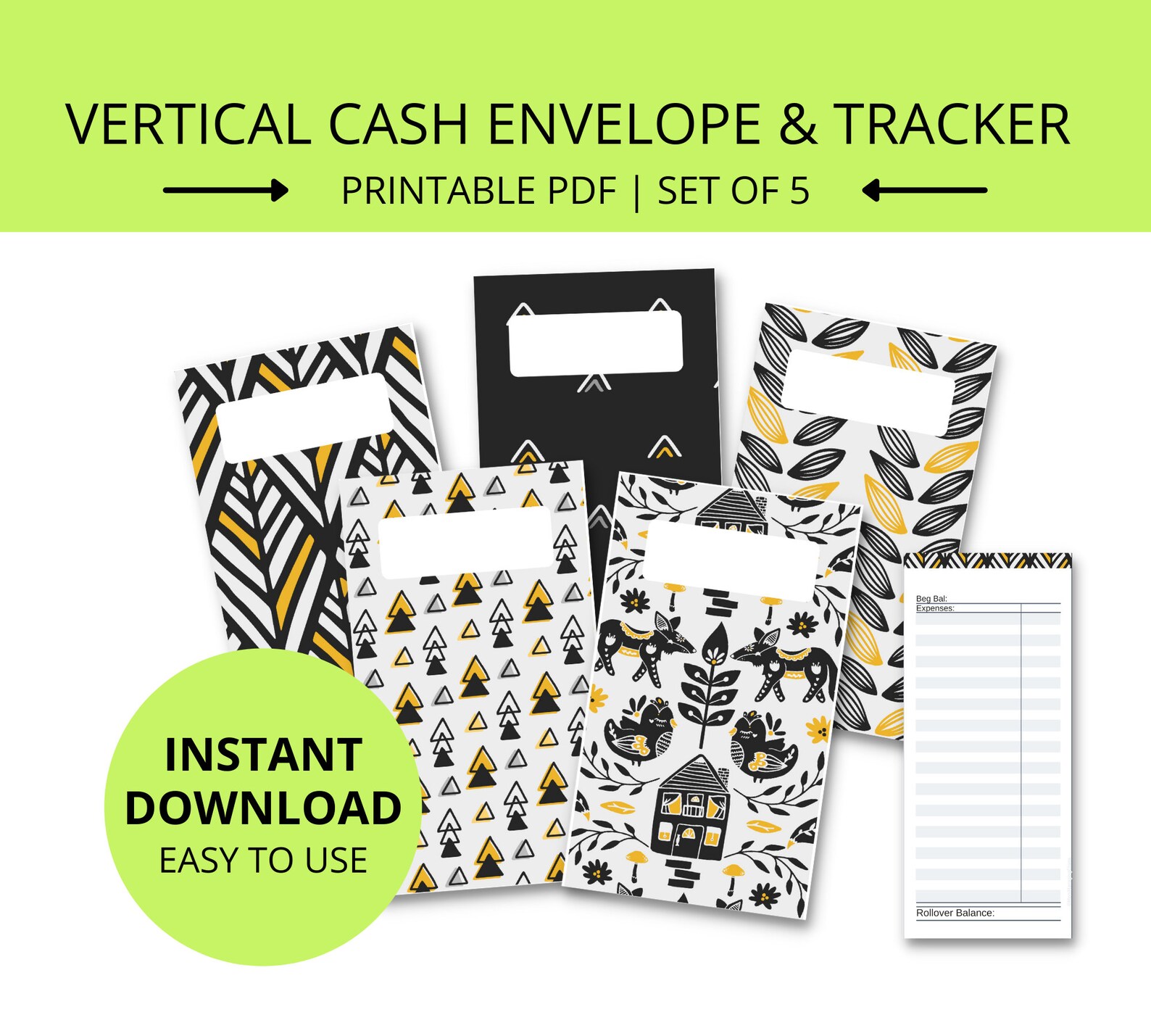 Printable Cash Envelope Templates to Help You Organize Your Money 10