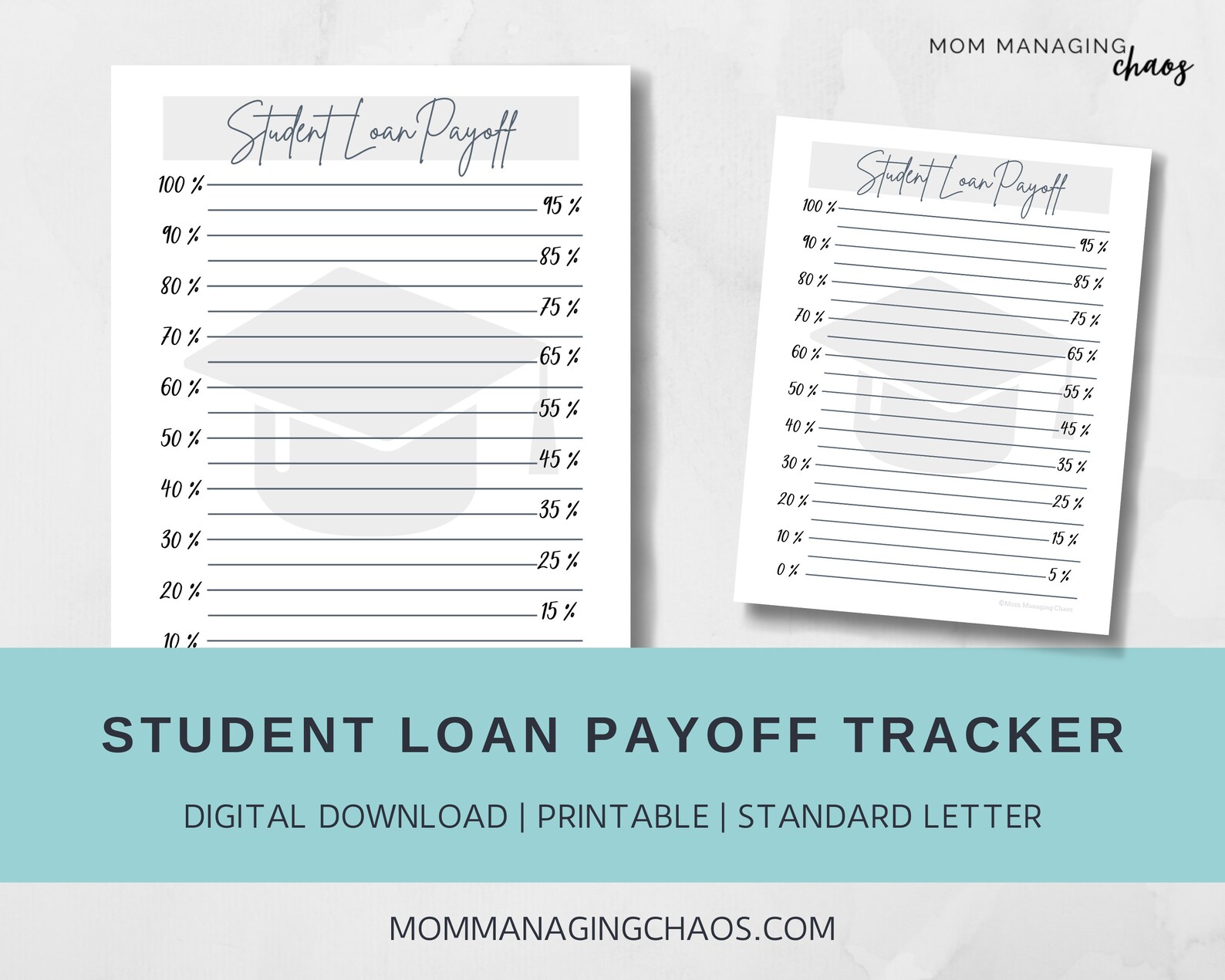 Student Loan Payoff Tracker Printable Student Loan Sink Pay Off The