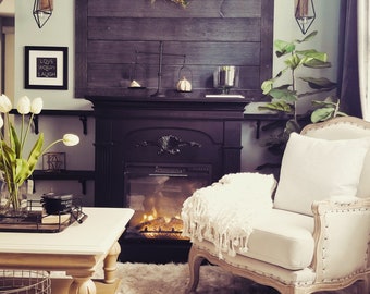 Wooden shiplap wall hanging