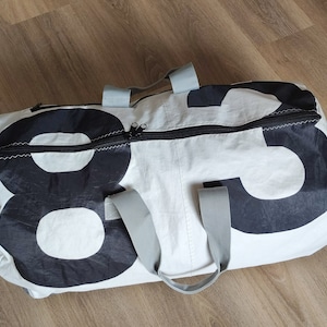 Unique!!! Travel bag made of canvas "83" with special details
