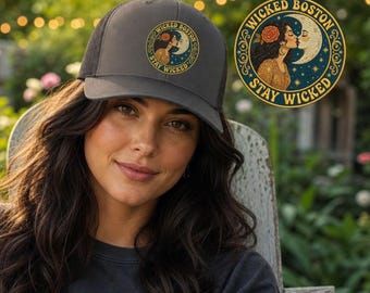 Retro Witchy Mesh Cap, Be A Mary Jane Snapback, The High Priestess Trucker Hat, Astrology Gift
