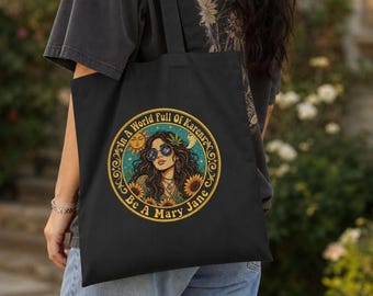 Mary Jane Tote | Stoner Book Bag | Gift for Stoner Girl